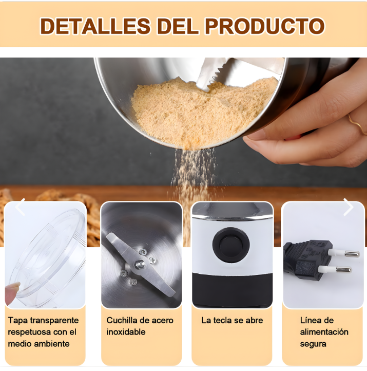 Molino De Cafe Pulverizador De Semillas