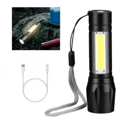 Lampara Tactica Recargable Usb