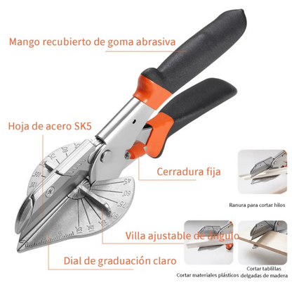 Tijera Cortadora Multiángulo Profesional 45°-135°
