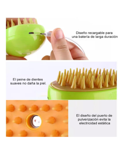 Cepillo de Vapor para Mascotas