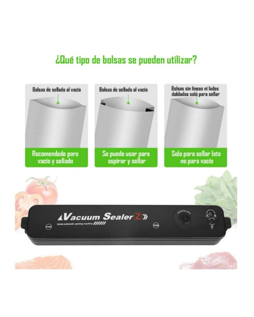 Selladora al Vacío Automática