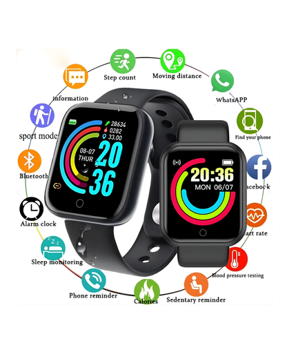 Smartwatch D20 Y68 Reloj Colores