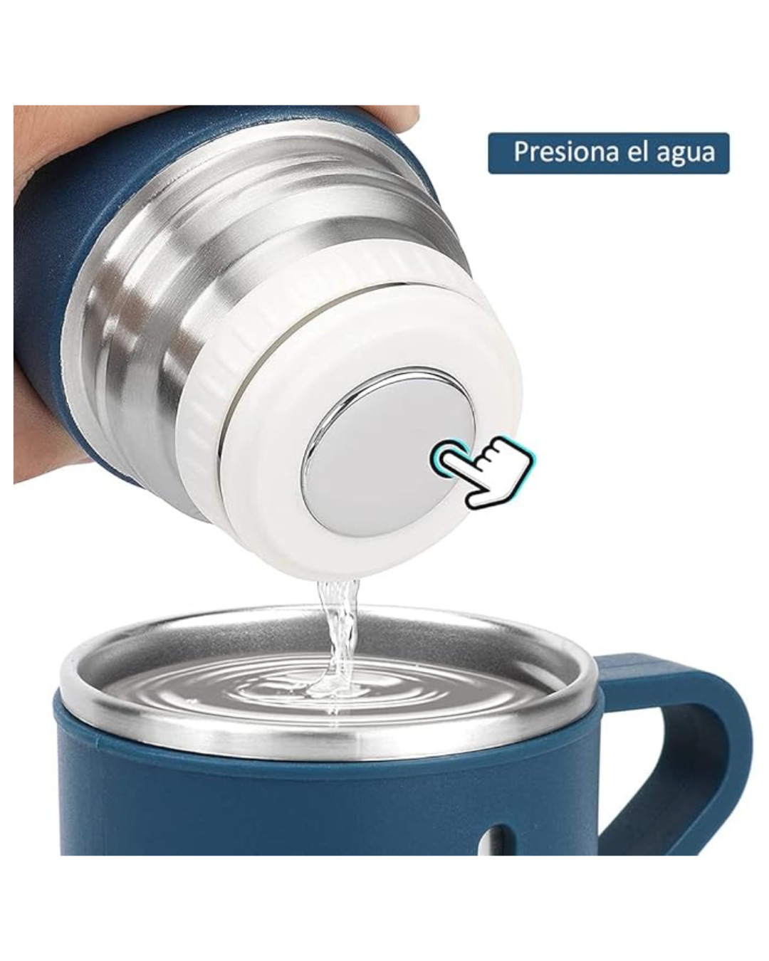 kit Molino de Café + Termo + Vasos + Cepillo