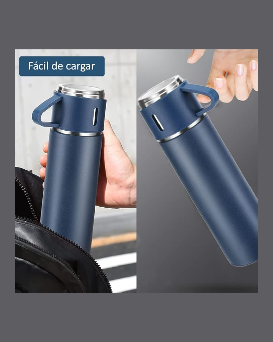 Combo Termo: Termo+2vasos+cepillo
