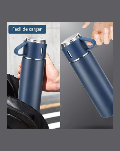 Combo Termo: Termo+2vasos+cepillo