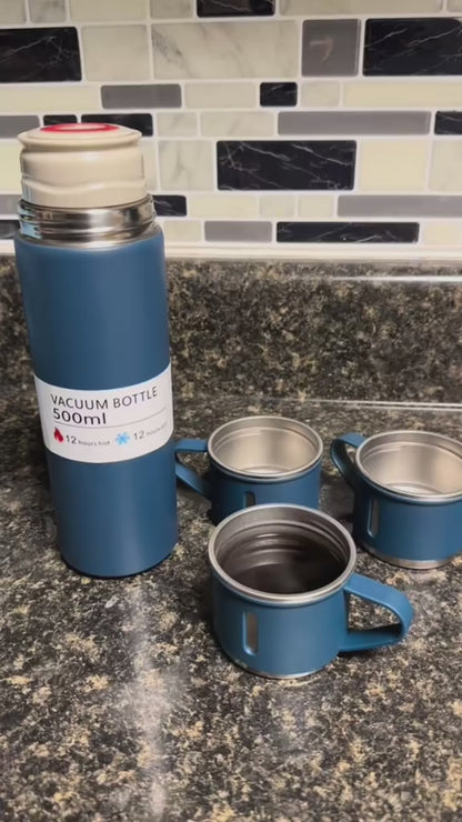 Combo Termo: Termo+2vasos+cepillo